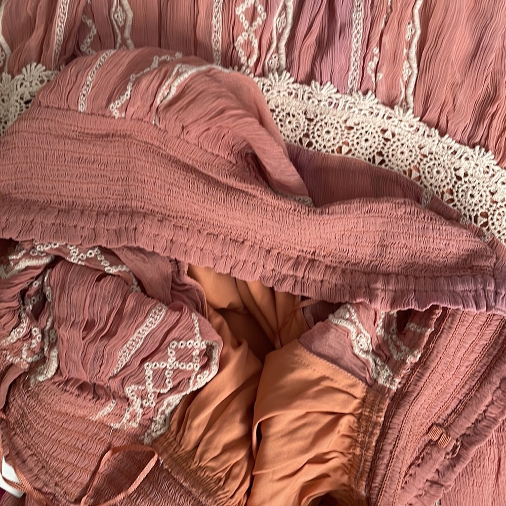 Anthropologie Floreat Orchard Off-Shoulder Dress - Picture 11 of 14